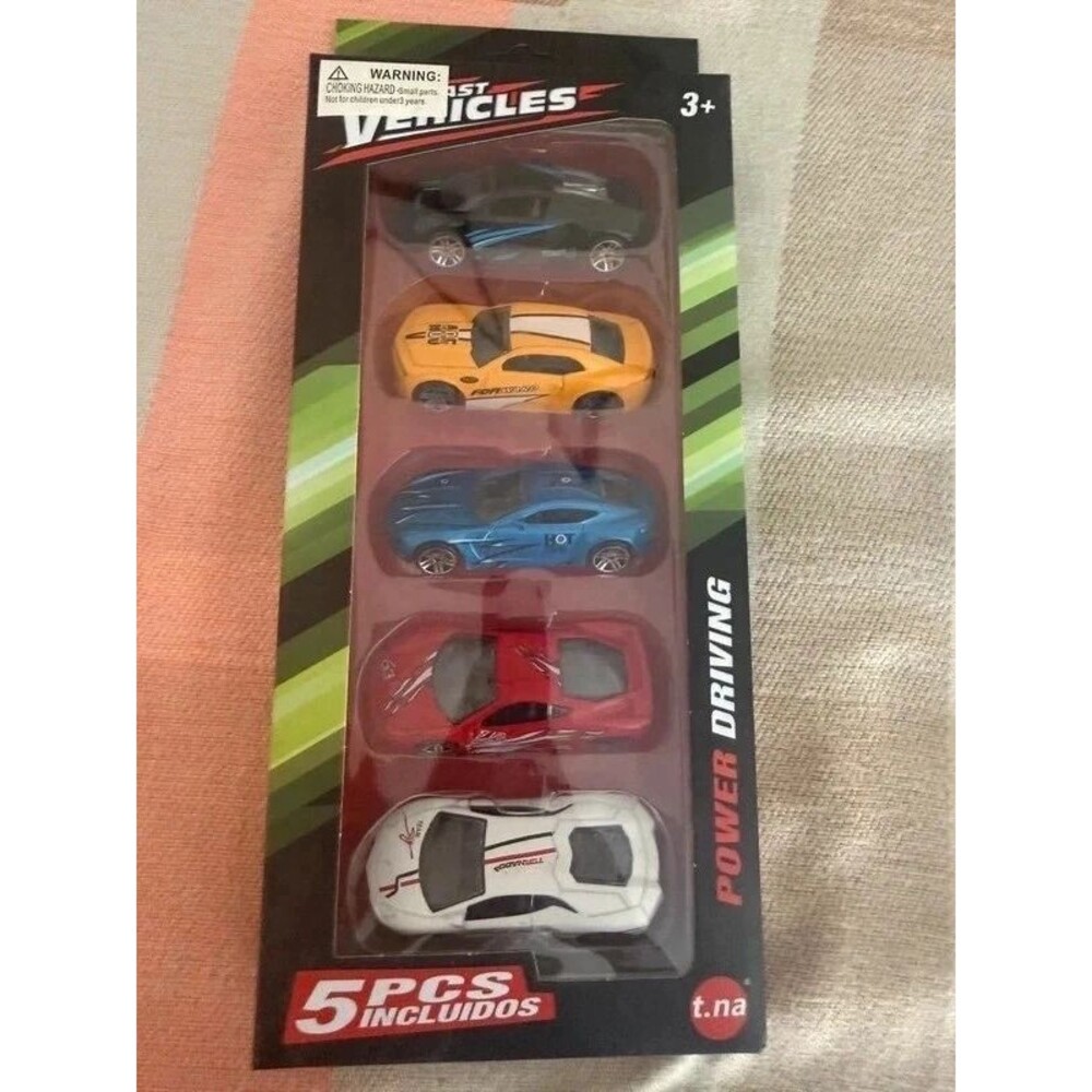 5-Piece Sports Car Toy Set – Power Driving